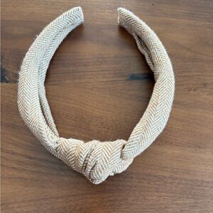 JCrew wool houndstooth headband